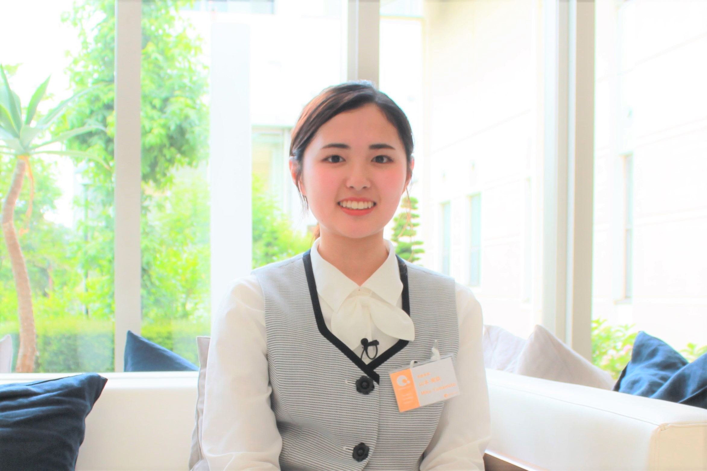 山本 実玖さん（こにしクリニック／新居浜東高校出身） | 河原医療大学校 新居浜校