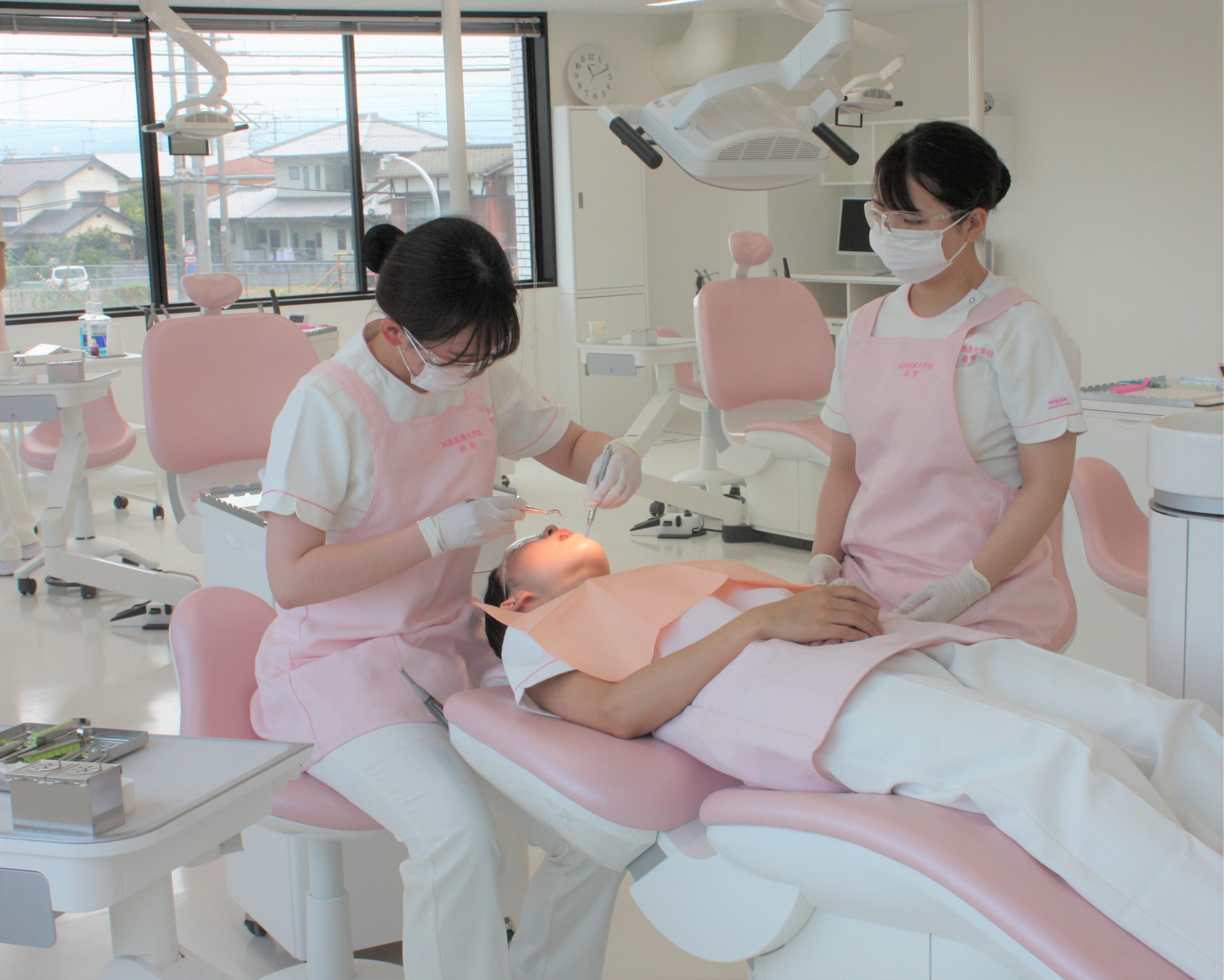 歯科衛生学科2年生🦷実習風景 河原医療大学校 新居浜校